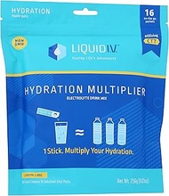 Liquid Iv, Lemon Lime Hydration Pouch, 9.03 Ounce (Pack of 16)