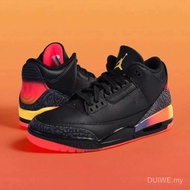 Balvin X AirJJJ3 Rio Lowcut Basketball Shoes For Men Sneakers Rubber Shoes Sports