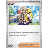 TCG Arvin 035/042 SVk SVTl SV4a TRAINER STADIUM CARD POKEMON INDONESIA