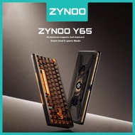 Zynoo Y65 Gaming Magnetic Axis Keyboard Aluminum Alloy Customized Fireworks Axis Y65 Fearless Contra