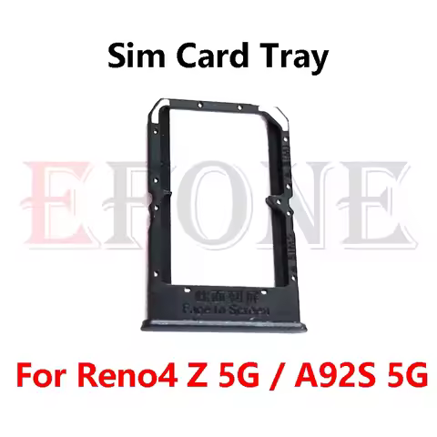 SIM Card Tray For OPPO Reno4 Reno 4 Pro SE Z Lite F Ace2 Ace 10x zoom 5G SIM Card Socket Card Reader
