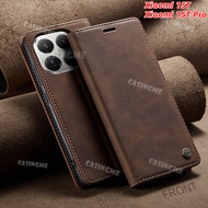 Xiaomi 15T 15TPro 2025 Flip Matte PU Leather Casing For Xiaomi 15T 15T 15 T T15 15TPro Xiaomi15T Pro