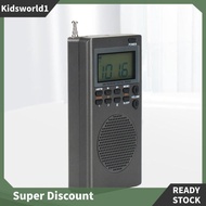 [kidsworld1.sg] AM FM Portable Radio Digital Radio Built-in Speaker Great Reception Alarm Clock