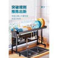 Stainless Steel Kitchen Storage Rack Retractable Sink Sink Dish Rack Draining Dish Rack Dish Rack Kitchenware Storage Rack