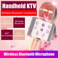858 Wireless Bluetooth Microphone Speaker Perfect for Family Karaoke Nights