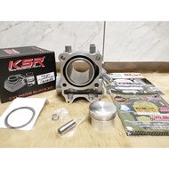 ♞Cylinder Block "Click i 125,Click 125i" (V1-V2/52.4MM/STD Size) KSR Thailand