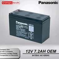 Panasonic OEM UPS Battery 12V 7.2Ah | Battery UPS | 12 Volt 7.2 A battery | Panasonic OEM Dry Batter