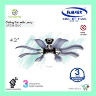 ELMARK 42" UFO38 GMC CEILING FAN WITH REMOTE CONTROL