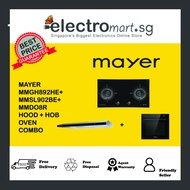 MAYER  MMGH892HE+ MMSL902BE+ MMDO8R HOOD + HOB OVEN  COMBO