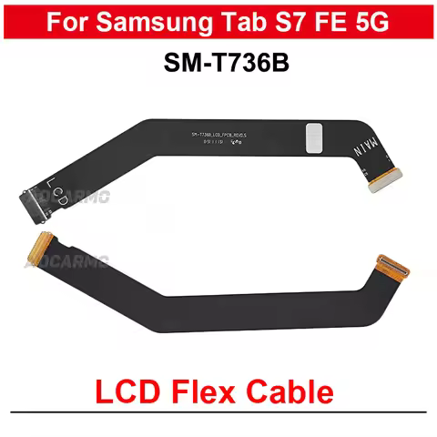 For Samsung Galaxy Tab S7 FE 5G SM-T736 T736B LCD Touch Screen Connection Flex Cable Replacement Par