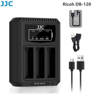 JJC Camera Battery Charger for DB-120 DB120 Ricoh GR4 GR IV Camera Ricoh GRIV USB Type-C Charger