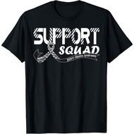 Support Squad Ehlers-Danlos Syndrome Ribbon Zebra T-Shirt