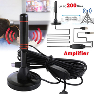 200 Miles Indoor Amplified dab antenna HD Digital TV Antenna Ultra HDTV With Amplifier VHF/UHF Quick Response Outdoor Aerial Set