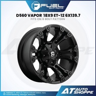 Fuel Offroad Vapor - Matte Black 18x9 ET-12 6x139.7 (1 piece)