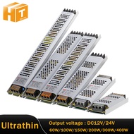 Ultra Thin LED Power Supply DC 12V 24V Lighting Transformer 60W 100W 150W 200W 300W 400W LED Driver 