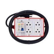 บล๊อกยาง PVC พร้อมสายไฟ VCT 3 x 1.5 LUZINO รุ่น LUZINO