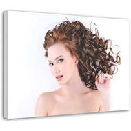 Hair Salon Hairdressing Posters Ms Curly Hair Wall Poster Canvas Poster Wall Art Decor Print Paintin