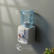 Máy làm mát nước mini thế giới thu nhỏ trên tủ lạnh dán nam châm cảnh cuộc'sống'sáng tạo trang trí n