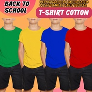Kids Tshirt Budak Murah Cotton Kosong Sukan Prasekolah Tadika Safa School Uniform