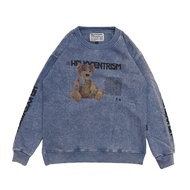 NVSR Crewneck Washed Blue Helliocentrism