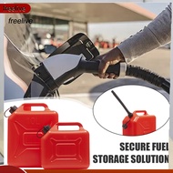 {freelive}  Compact Fuel Container Leak-proof Transfer Container Portable Fuel Tank with Spout and H