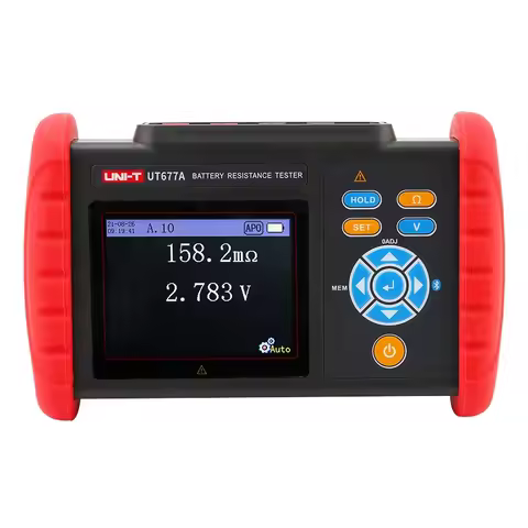 UT677A Resistance Tester Rechargeable Battery Voltage Capacitance ESR Battery Internal Resistance Te