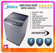 Midea MFW-1655CVI 16KG INVERTER Fully Auto Washer Mesin Basuh