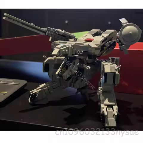 New MOC 75375 DIY Icons Series Metal Gear Rex Armor Building Blocks Model Assemble Mech Robotics Sol