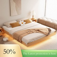 Solid Wood Hanging Bed Without Headboard Bedroom Bed Frame Single Bed Frame Super Single Bed haihui2
