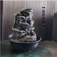 Feng Shui Decoration Simple Living Room Decoration Decoration Stone Grinding Flowing Water Fountain Decoration Feng Shui Ball Office Feng Shui Wheel Housewarming Home Accessories Feng Shui Decoration Small Flowing Water Group Feng Shui Flashing Mone