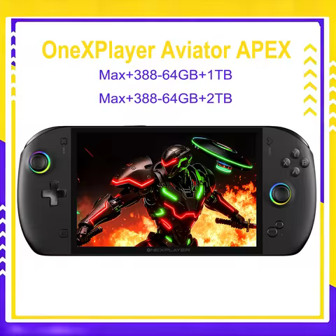 Portable 2-in-1 Windows Gaming Device OneXPlayer OneXFly Apex Powered by Ryzen AI Max + 395 Chip 8 I