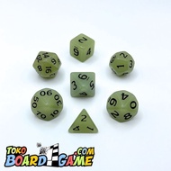 7 Dice Polyhedral Tulin Dice Set + Pouch | Rowons & Dragons | Board Game