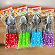 6-Piece Polka Dot Tablespoons Stainless Steel Tablespoons