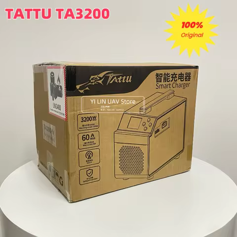 TATTU TA3200 Intelligent Balance Charger High Voltage for RC Model Lithium Batteries 6-14S 60A High