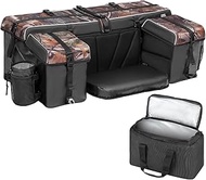 KEMIMOTO ATV Bag, 83L Large ATV Cargo Bag with Cooler Bag, 4 Wheeler Storage Rear Rack Seat Bag Univ