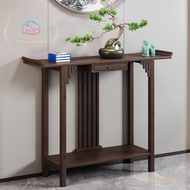 New Chinese Style Console Tables Wall Entrance Cabinet Extremely Narrow Simple Altar Side View Pieces Table Household Light Luxury Console LWTG