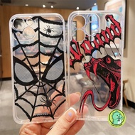 COOL Case For OPPO A9 A5 A93 2020 A94 A95 A96 A97 A98 4G 5G ACE 2 R17 Pro R15 R11 R11s R10 R9 Plus Cover Cute Cartoon Spider Man Snake Transparent Thin Light Soft Phone Casing