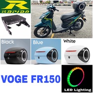 MONORACK RAPIDO VOGE FR150 ALIEN TOP BOX 35L 35 LITER + LED LIGHT SIGNAL TAIL LAMP FR 150 MOTOR REAR