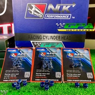 NLK PERFORMANCE RACING VALVE SEAL V2 FKM MATERIAL SET 4BIJI DOUBLE SPRING LC135 Y15 FZ150 Y16 NVX155