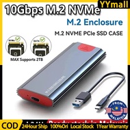 [Local Shipment] 10Gbps M.2 NVMe SATA SSD Enclosure Case Box Applied to M.2 NGFF NVMe PCIe SATA Encl