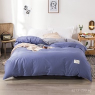 Travel Student Duvet Cover Double-Sided Cotton Twill Duvet Cover Solid Color Single Duvet Cover Dorm