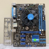 Motherboard mobo h61 feat core i3 core i5 package bonus fan normal second hand with warranty