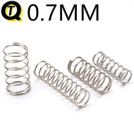 Spring Steel Strong Compression Small Spring 0.7MM Shock Absorption Spring Small Spring Yellow Press