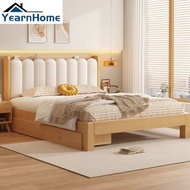 儲物床 床架 bed farme <包送貨 Free Delivery> 全實木軟包床 Queen size King size single bed  雙人床 臥室床 4呎床 5呎床 單人床 儲物床