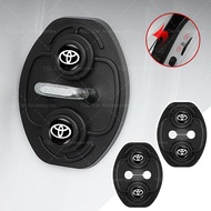 Car Door Lock Cover Silicone Car Door Lock Pad for Toyota Corolla Yaris Aygo Prius RAV4 Camry Auris
