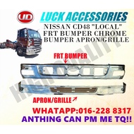 NISSAN CD48 FRT BUMPER/APRON "GRILLE" CHROME
