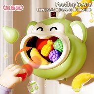 Qilemeng Monkey Toys Shooter Games for Kids Fun Hammer Target Shooting Game Scoring game for Kids Ed