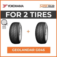 in stock 2pcs YOKOHAMA 205/70R15 G046 GEOLANDAR 96T Car Tires