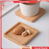 Wooden Coaster Round Square Aesthetic Coaster Cup Mug Coaster Coffee Coaster Bamboo Coaster