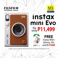 Authentic Fujifilm Instax Mini Evo Camera  Smartphone Printer with FREE Instax Mini Glossy Film 10s